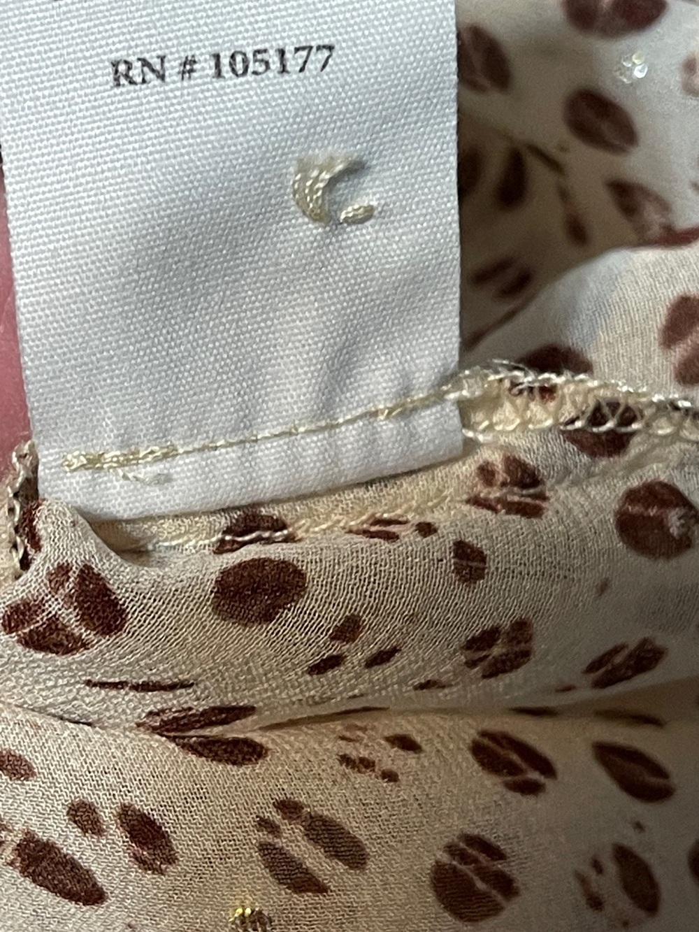 Ulla Johnson Bellita Silk Floral Sheer Blouse Boho Quiet Luxury Romantic Size 10 - Picture 10 of 10